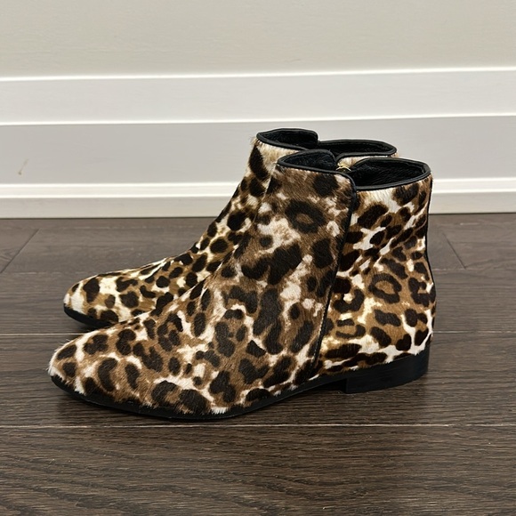 J.Crew leopard pony hair Chelsea boot size 6 - Picture 2 of 7